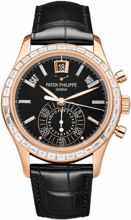 Patek Philippe,Complications 40.50mm,40.50mm,Rose Gold,Black,Automatic,Chronograph,Month,Date,Day,55hours,In-house Caliber,Chocolate Droppa,Mark Zuckerberg,Mark Wahlberg,Kevin Hart,Marky Mark,Lil Kev,5961R,5961R-010