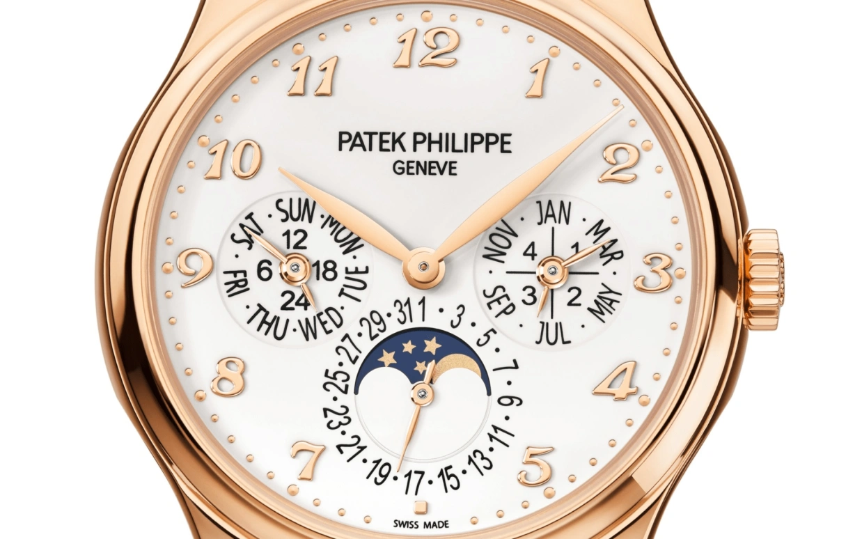 Patek Philippe,Grand Complications 39mm,39mm,Rose Gold,White,Automatic,Moonphase,Perpetual Calendar,Leap Year,Month,48hours,In-house Caliber,5327R,5327R-001