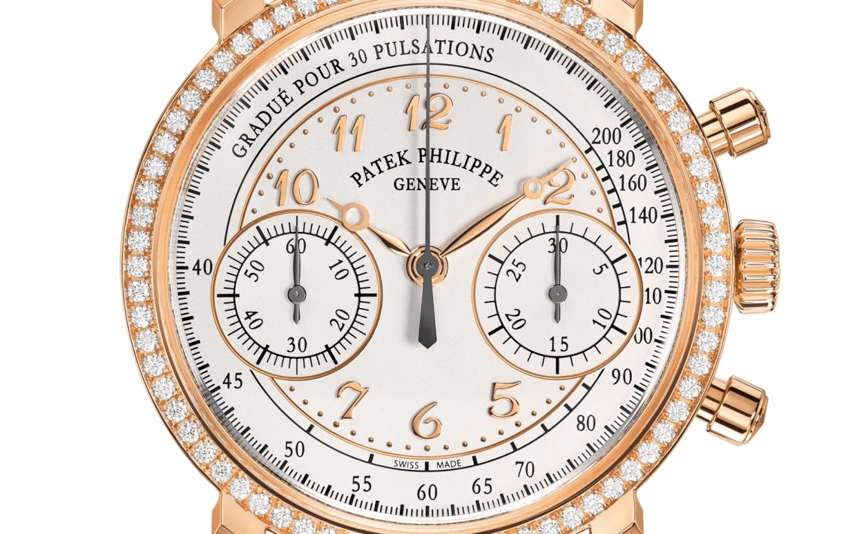 Patek Philippe,Complications 38mm,38mm,Rose Gold,Silver,Handwound,Chronograph,Column Wheel,7150,7150/250R-001