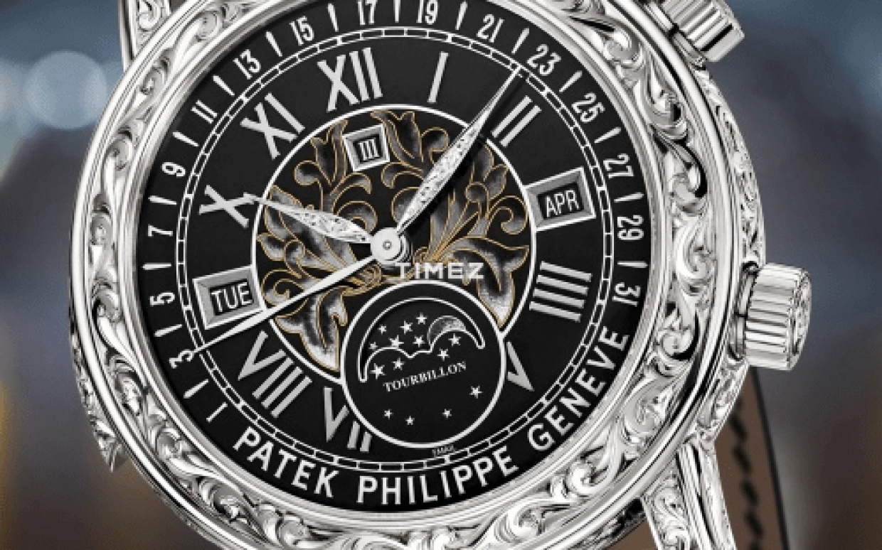 Patek Philippe,Grand Complications 44mm,44mm,White Gold,Black,Handwound,Moonphase,Perpetual Calendar,Leap Year,Date,48hours,In-house Caliber,6002G,6002G-010