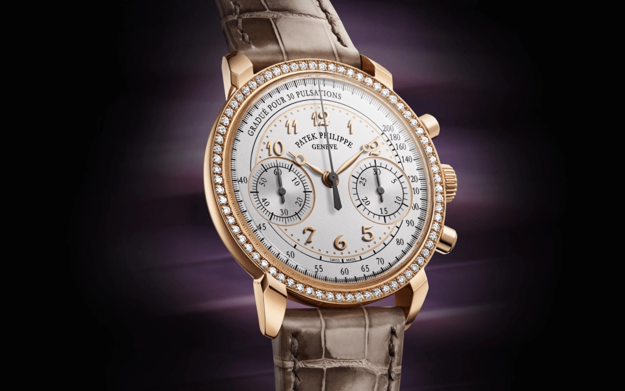 Patek Philippe,Complications 38mm,38mm,Rose Gold,Silver,Handwound,Chronograph,Column Wheel,7150,7150/250R-001