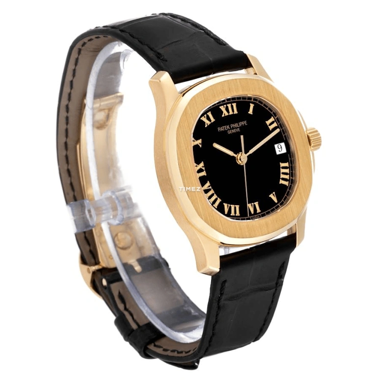 Patek Philippe,Aquanaut 36mm,36mm,Yellow Gold,Black,Automatic,Day,In-house Caliber,5060J