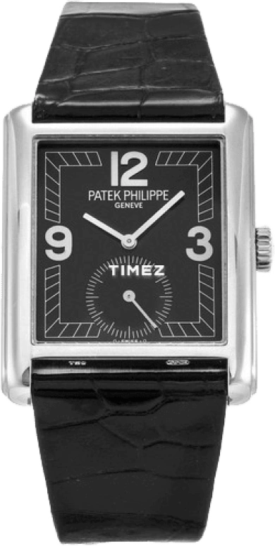 Patek Philippe,Gondolo 27x35mm,27x35mm,White Gold,Black,Handwound,44hours,In-house Caliber,5014G,5014G-010