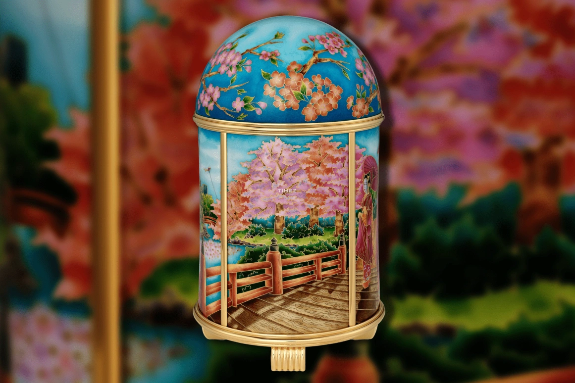 百达翡丽,圆顶时钟 ,蓝色,机电式,自制机芯,珐琅,20137M,20137M-001