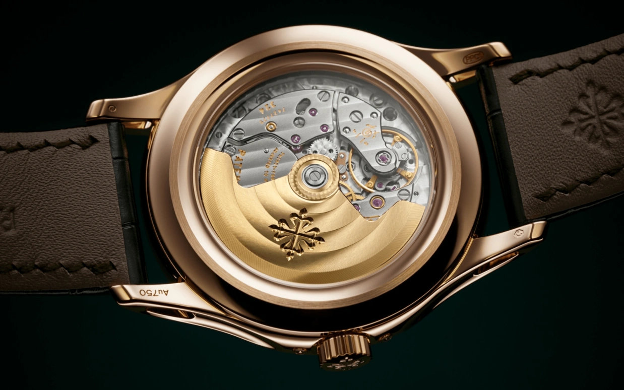 Patek Philippe,Complications 40.20mm,40.20mm,Rose Gold,Green,Automatic,Moonphase,Annual Calendar,Month,Date,45hours,In-house Caliber,Lautaro Martínez,5205R,5205R-011