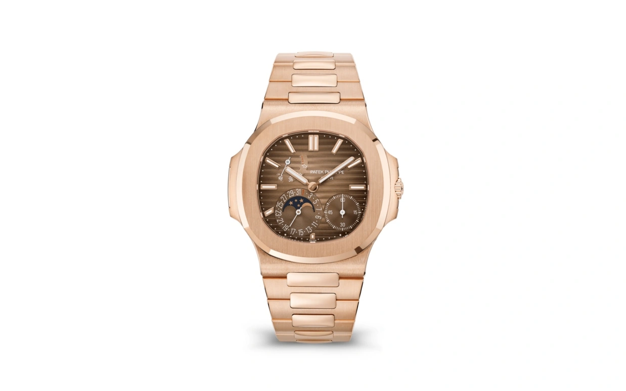 Patek Philippe,Nautilus 40mm,40mm,Rose Gold,Coffee,Gradient,Brown,Automatic,Moonphase,Day,Power Reserve Indicator,Odell Cornelious Beckham,Odell Beckham Jr.,OBJ,5712,5712/1R-001