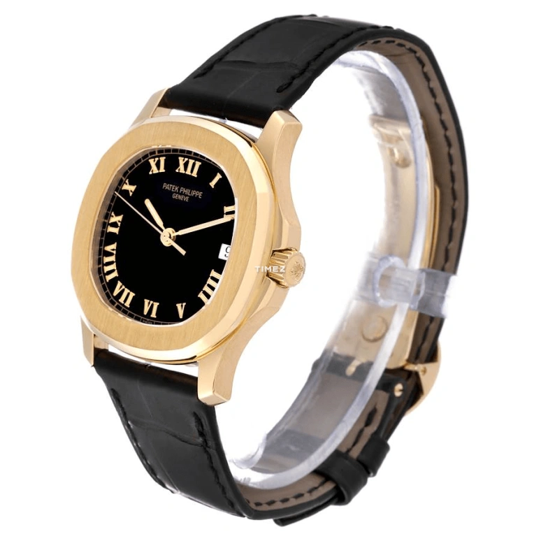 Patek Philippe,Aquanaut 36mm,36mm,Yellow Gold,Black,Automatic,Day,In-house Caliber,5060J