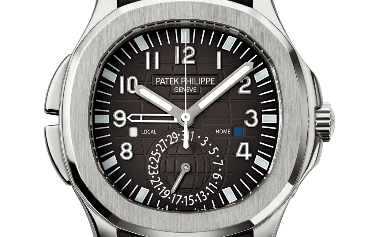 Patek Philippe,Aquanaut 40.80mm,40.80mm,Stainless Steel,Black,Automatic,Day,Dule Time,5164A,5164A-001