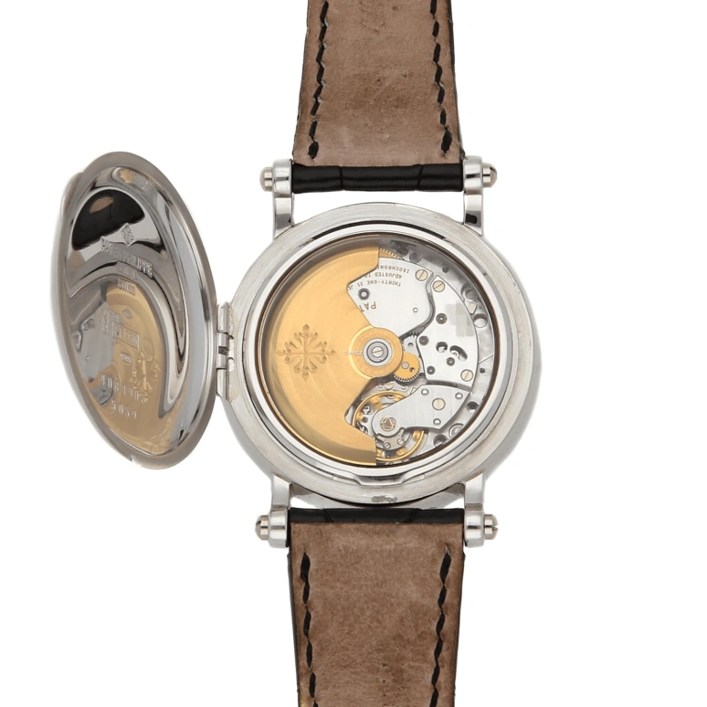 Patek Philippe,Complications 36mm,36mm,Stainless Steel,White,Automatic,Moonphase,Perpetual Calendar,Leap Year,Month,48hours,In-house Caliber,5059P,5059P-001