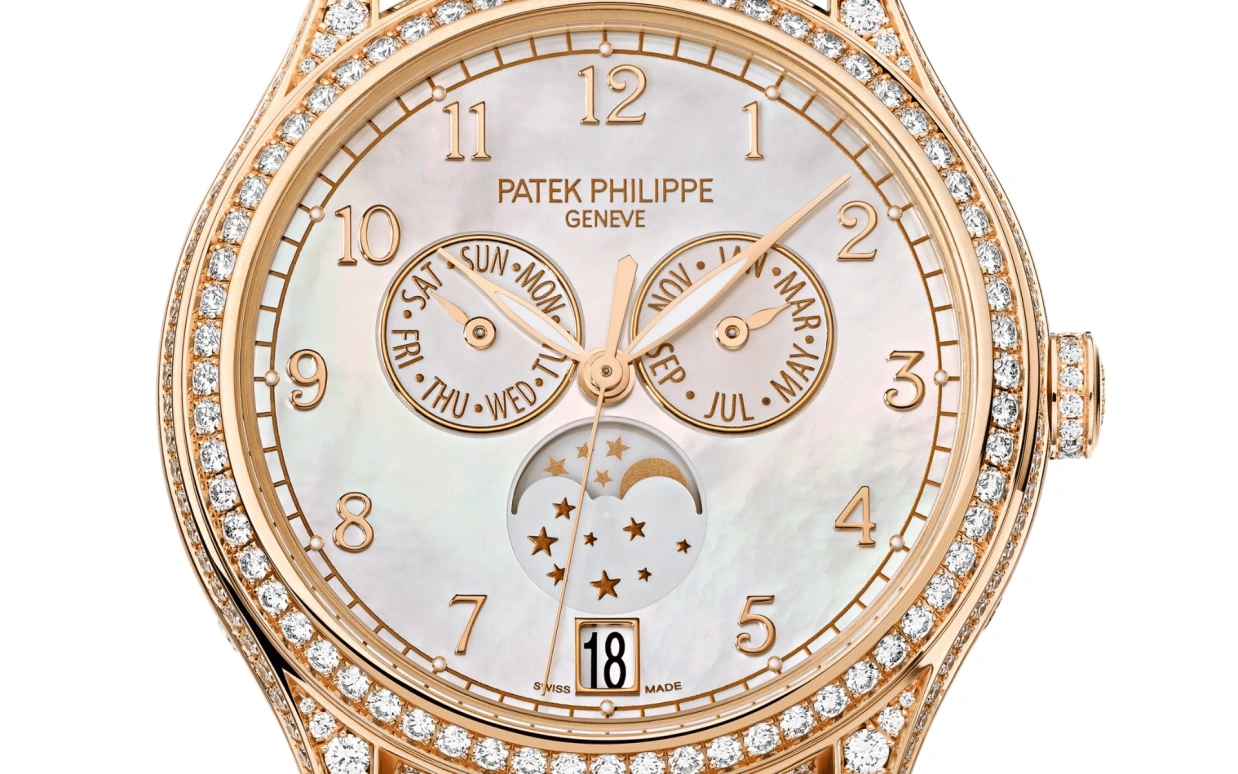 Patek Philippe,Complications 38mm,38mm,White Gold,White,Automatic,Moonphase,Annual Calendar,Month,Date,45hours,In-house Caliber,4948R,4948R-001