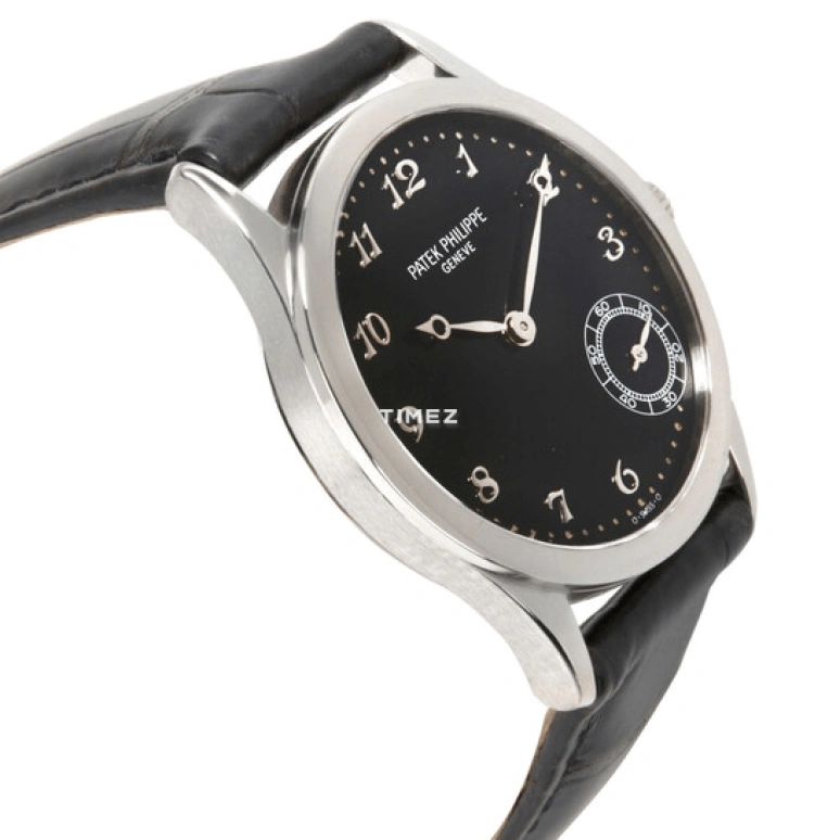 Patek Philippe,Calatrava 33mm,33mm,White Gold,Black,Automatic,48hours,In-house Caliber,5026G,5026G-001