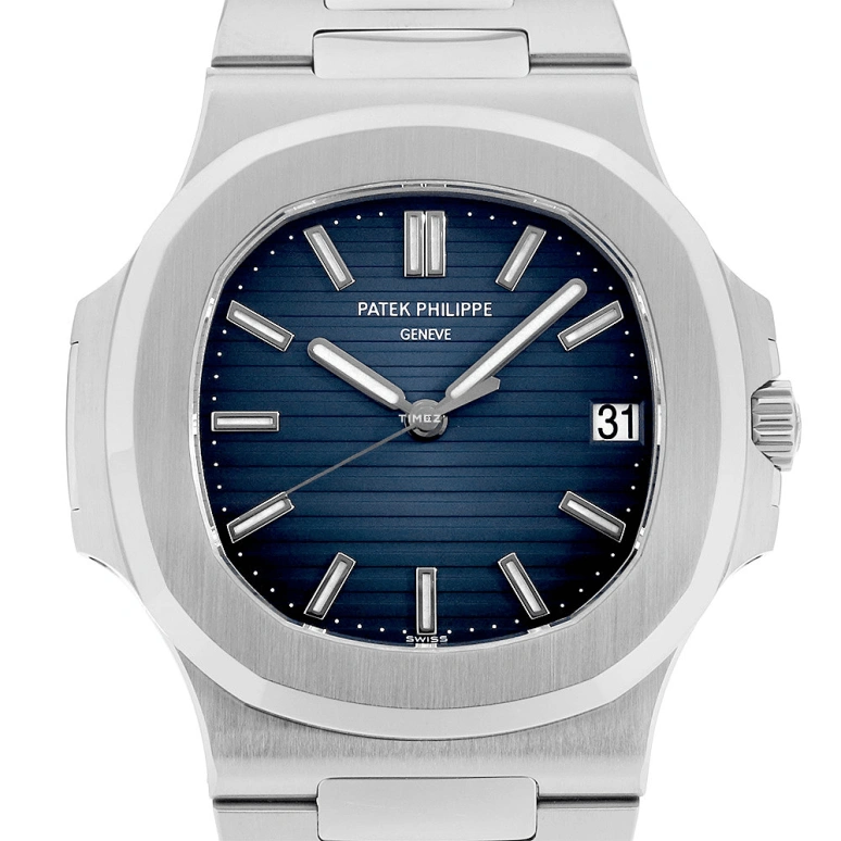 Patek Philippe,Nautilus 40mm,40mm,Stainless Steel,Blue,Automatic,Day,45hours,5711,5711/1A-001