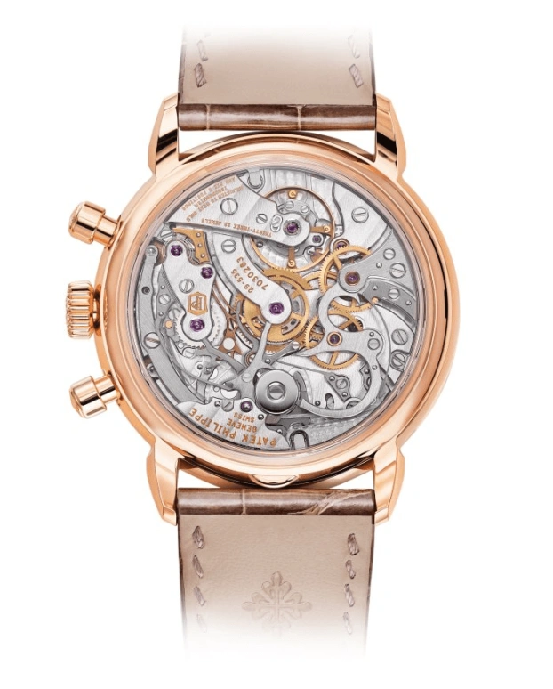 Patek Philippe,Complications 38mm,38mm,Rose Gold,Silver,Handwound,Chronograph,Column Wheel,7150,7150/250R-001