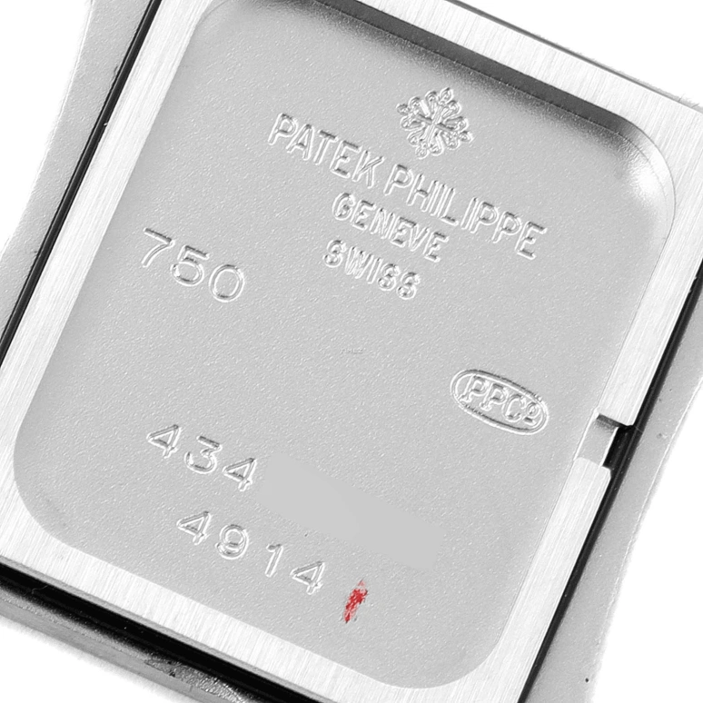 百达翡丽,Twenty~4 30x25毫米,30x25毫米,白金,银色,石英,自制机芯,蓝宝石,水晶玻璃,4914G,4914G-001