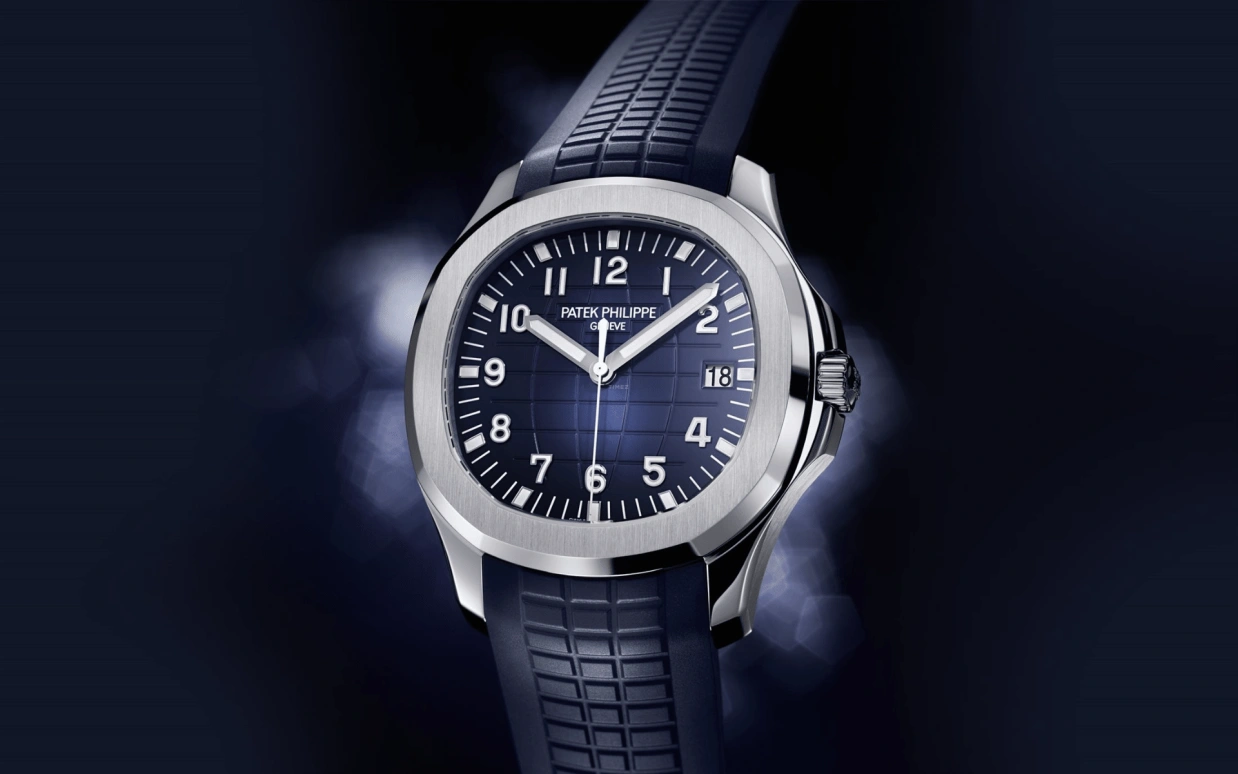 Patek Philippe,Aquanaut 42.20mm,42.20mm,White Gold,Blue,Automatic,Hollow Out,45hours,5168G,5168G-001