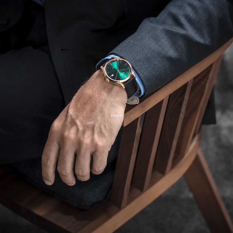Perrelet,Weekend 39mm,39mm,Stainless Steel,Green,Automatic,Day,42hours,A1301,A1301/5