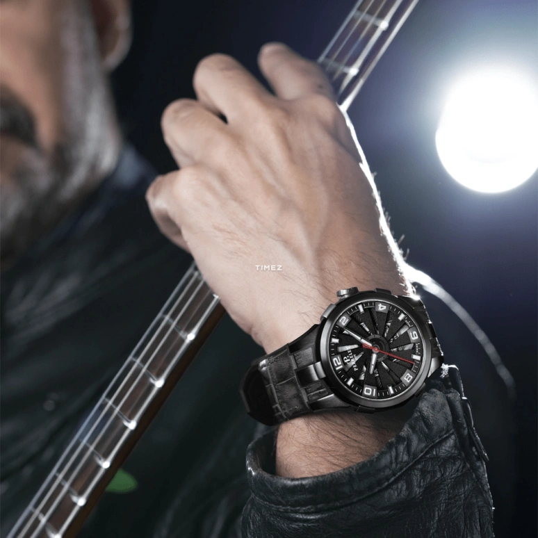Perrelet,Turbine 46mm,46mm,Stainless Steel,Dual,Black,Silver,Automatic,42hours,In-house Caliber,A1093,A1093/S1