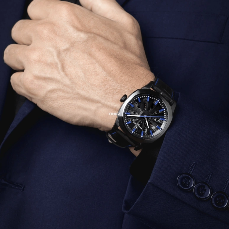 Perrelet,Turbine 42mm,42mm,Stainless Steel,Black,Automatic,42hours,Sapphire,Crystal Glass,A1062,A1062/2