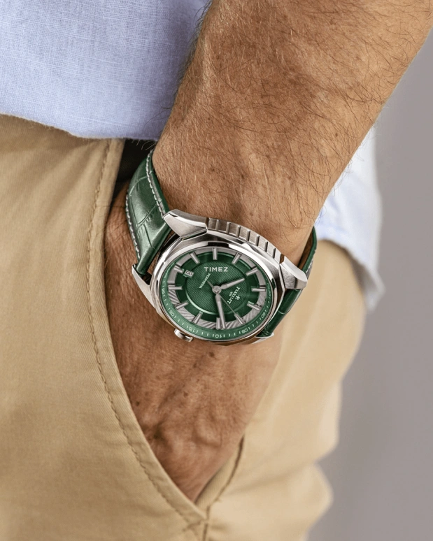 Perrelet,Lab Peripheral 42mm,42mm,Stainless Steel,Green,Automatic,Day,42hours,A1100,A1100/5