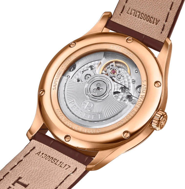 Perrelet,Weekend 39mm,39mm,Stainless Steel,Silver,Automatic,Day,42hours,A1301,A1301/1