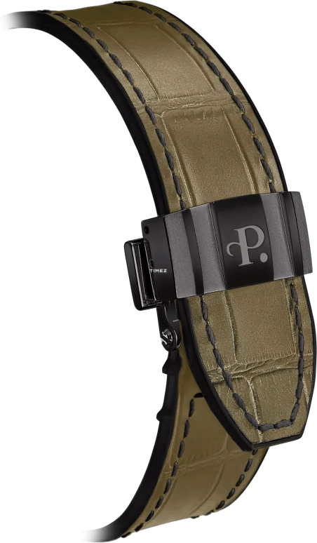 Perrelet,Turbine 45.50mm,45.50mm,Carbon,Polycarbonate,Stainless Steel,khaki,Black,Automatic,42hours,In-house Caliber,A4065,A4065/8
