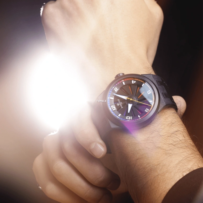 Perrelet,Turbine 45.50mm,45.50mm,Carbon,Polycarbonate,Stainless Steel,Multi-Color,Automatic,42hours,In-house Caliber,A4065,A4065/S7