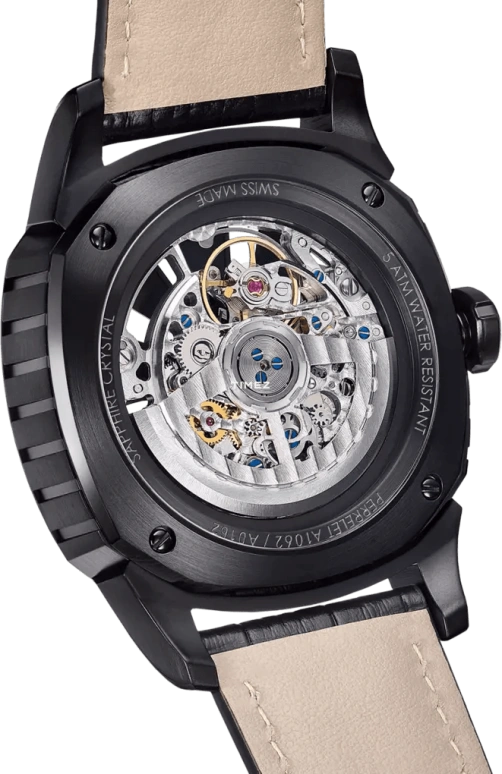 Perrelet,Turbine 42mm,42mm,Stainless Steel,Black,Automatic,42hours,Sapphire,Crystal Glass,A1062,A1062/2