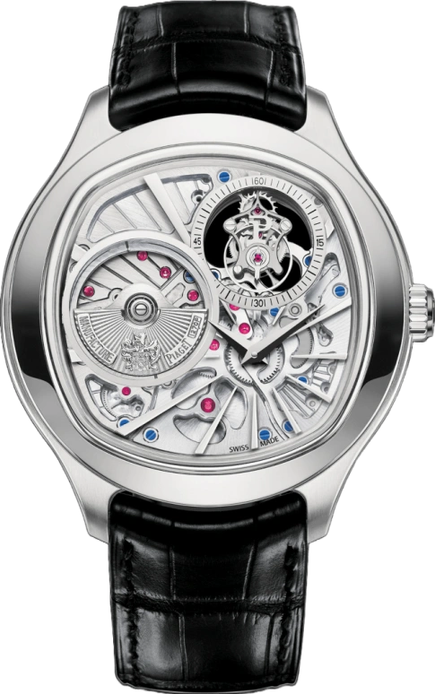 Piaget,Emperador 46.50mm,46.50mm,White Gold,Skeleton,Automatic,Power Reserve Indicator,Tourbillon,G0A38041