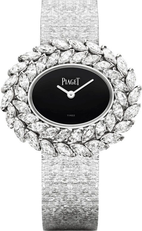 Piaget,Limelight 35x30mm,35x30mm,White Gold,Black,Quartz,In-house Caliber,Sapphire,Crystal Glass,G0A39253
