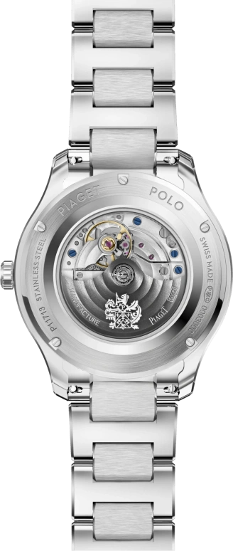 伯爵,Polo 36毫米,36毫米,精钢,蓝色,自动上弦,日历,蓝宝石,水晶玻璃,G0A47027