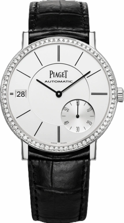 Piaget,Altiplano 40mm,40mm,White Gold,Silver,Automatic,Date,44hours,G0A39138