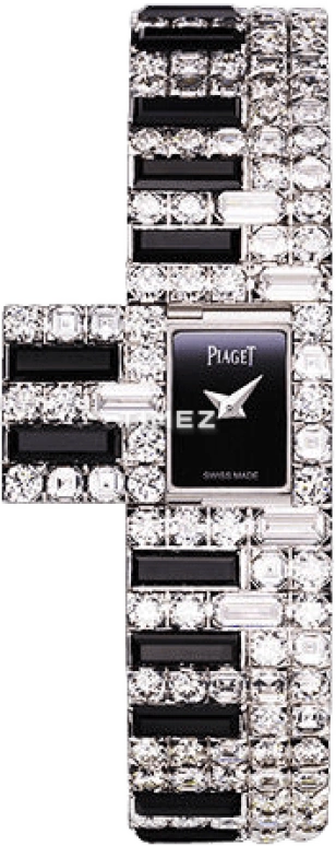 Piaget,Limelight ,White Gold,Black,In-house Caliber,Sapphire,Crystal Glass,Setting,Diamonds,G0A35167