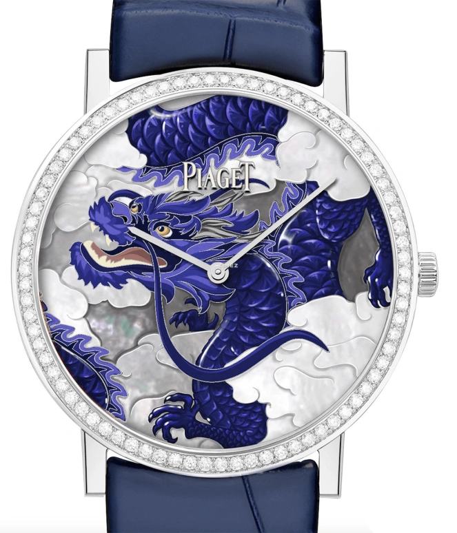 伯爵,其它 38毫米,38毫米,白金,白色,蓝色,手动上弦,36小时,自制机芯,G0A48540