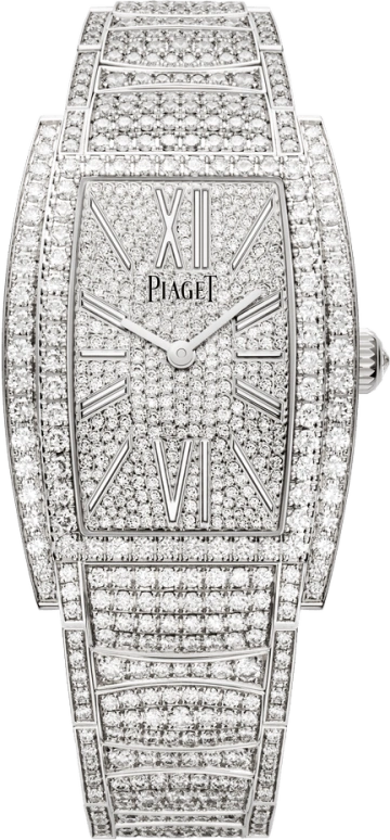 Piaget,Jewellery 27x38mm,27x38mm,White Gold,Quartz,In-house Caliber,Sapphire,Crystal Glass,G0A39195