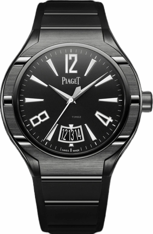 Piaget,Polo 45mm,45mm,Titanium,Stainless Steel,Black,Automatic,Day,85hours,G0A37003