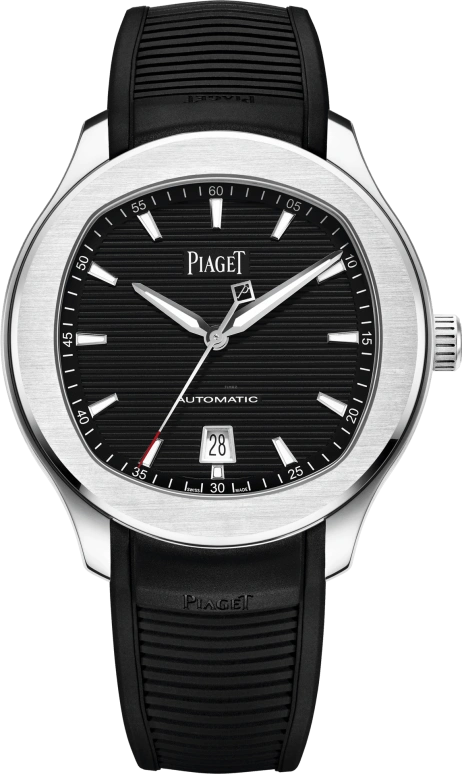 Piaget,Polo 42mm,42mm,Stainless Steel,Black,Automatic,48hours,In-house Caliber,G0A47014