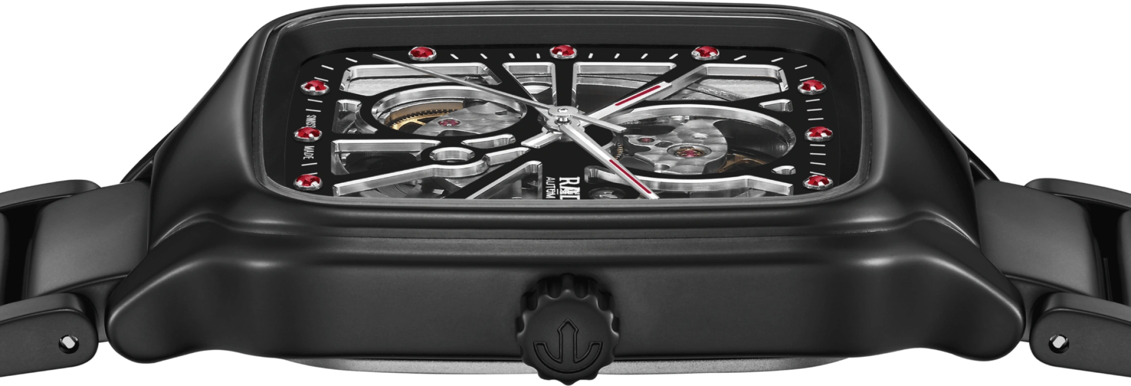 雷达,真我 38毫米,38毫米,陶瓷,黑色,银色,自动上弦,自制机芯,蓝宝石,水晶玻璃,R27174712