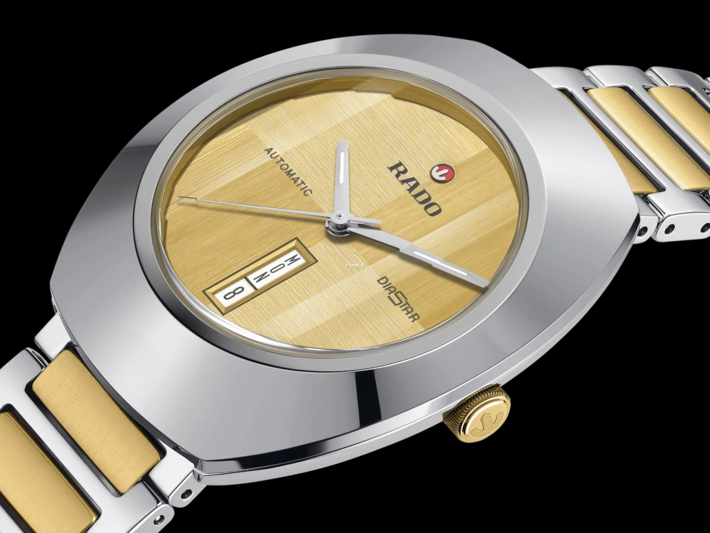 Rado,DiaStar Original 38mm,38mm,Stainless Steel,Gold,Automatic,Date,Day,R12160253