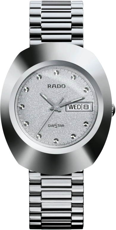 Rado,The Original 35.10mm,35.10mm,Stainless Steel,Silver,Quartz,Date,Day,R12391103