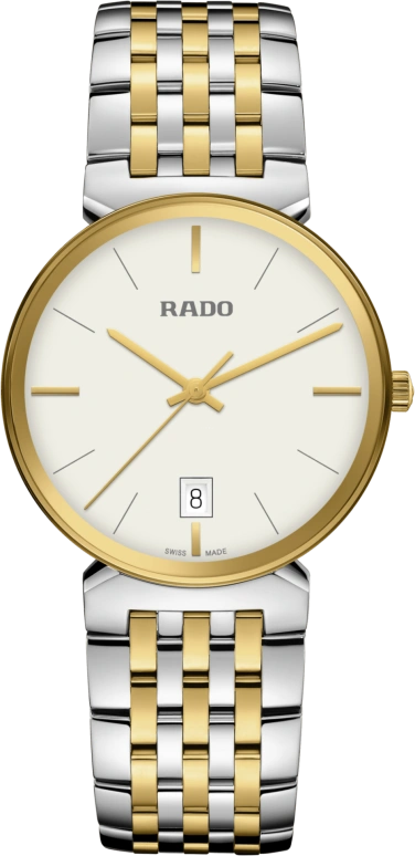 Rado,Florence 38mm,38mm,Stainless Steel,White,Quartz,Day,In-house Caliber,R48912023