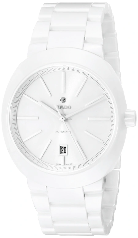 Rado,D-Star 42mm,42mm,Ceramic,White,Automatic,Day,42hours,R15964012