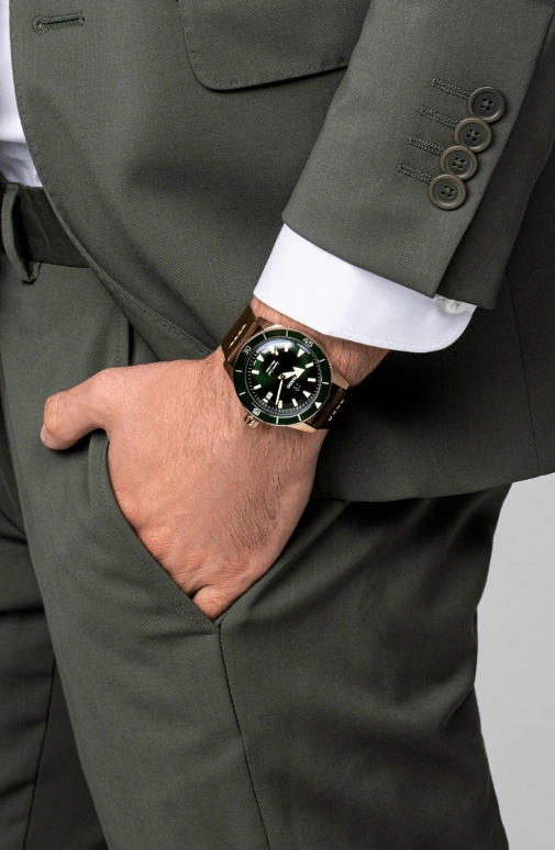 Rado,Captain Cook 42mm,42mm,Ceramic,Bronze,Stainless Steel,Green,Automatic,Date,Anti-magnetic,R32504315