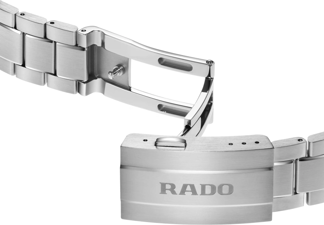 Rado,HyperChrome 41.50mm,41.50mm,Stainless Steel,Ceramic,Blue,Quartz,Day,In-house Caliber,R32280203