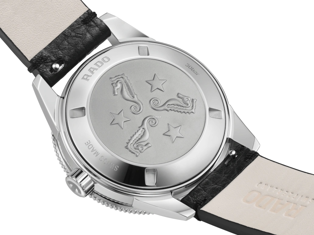 雷达,库克船长 39毫米,39毫米,精钢,陶瓷,黑色,渐变色,勃艮第酒红,自动上弦,日历,防磁,R32223408