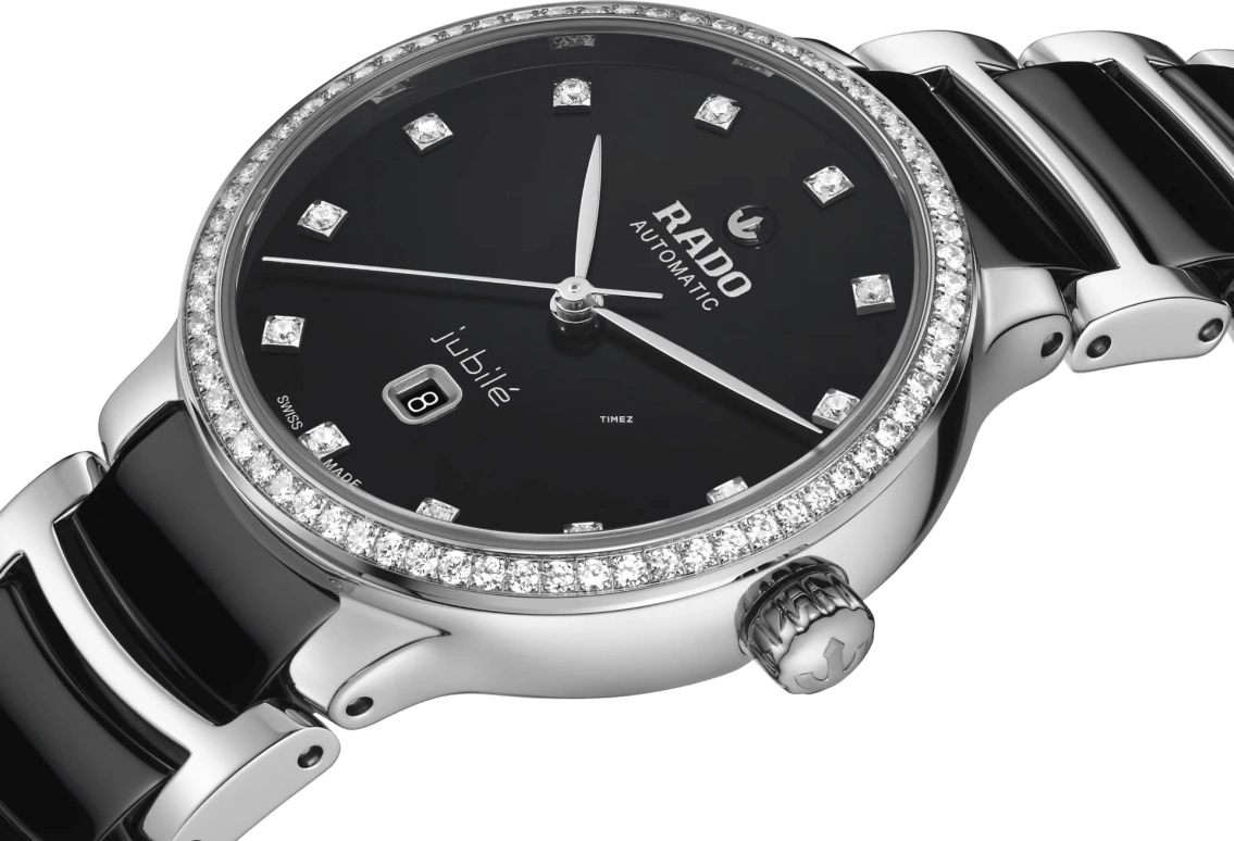 雷达,晶萃 30.50毫米,30.50毫米,不锈钢,黑色,自动上弦,日历,48小时,R30228702