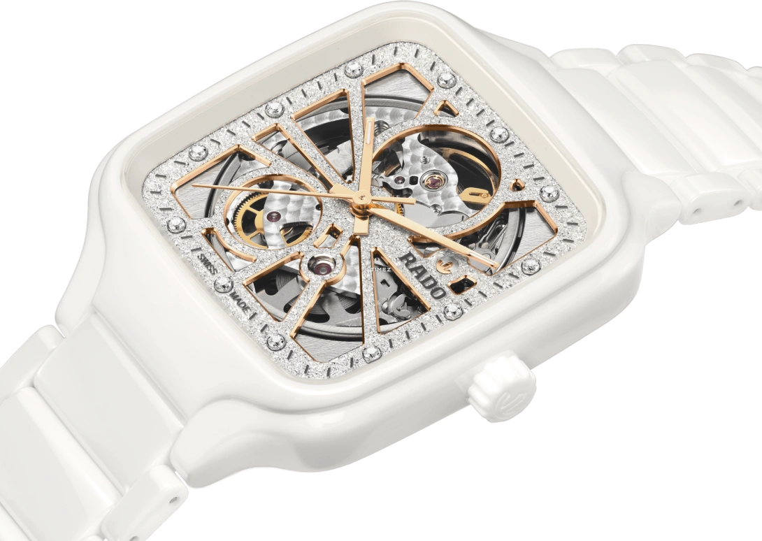 雷达,真我 38毫米,38毫米,陶瓷,银色,自动上弦,防磁,自制机芯,R27073722