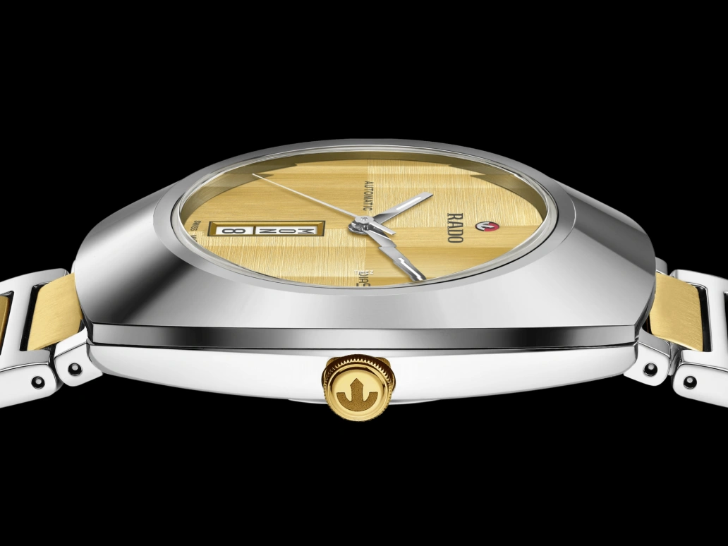 Rado,DiaStar Original 38mm,38mm,Stainless Steel,Gold,Automatic,Date,Day,R12160253