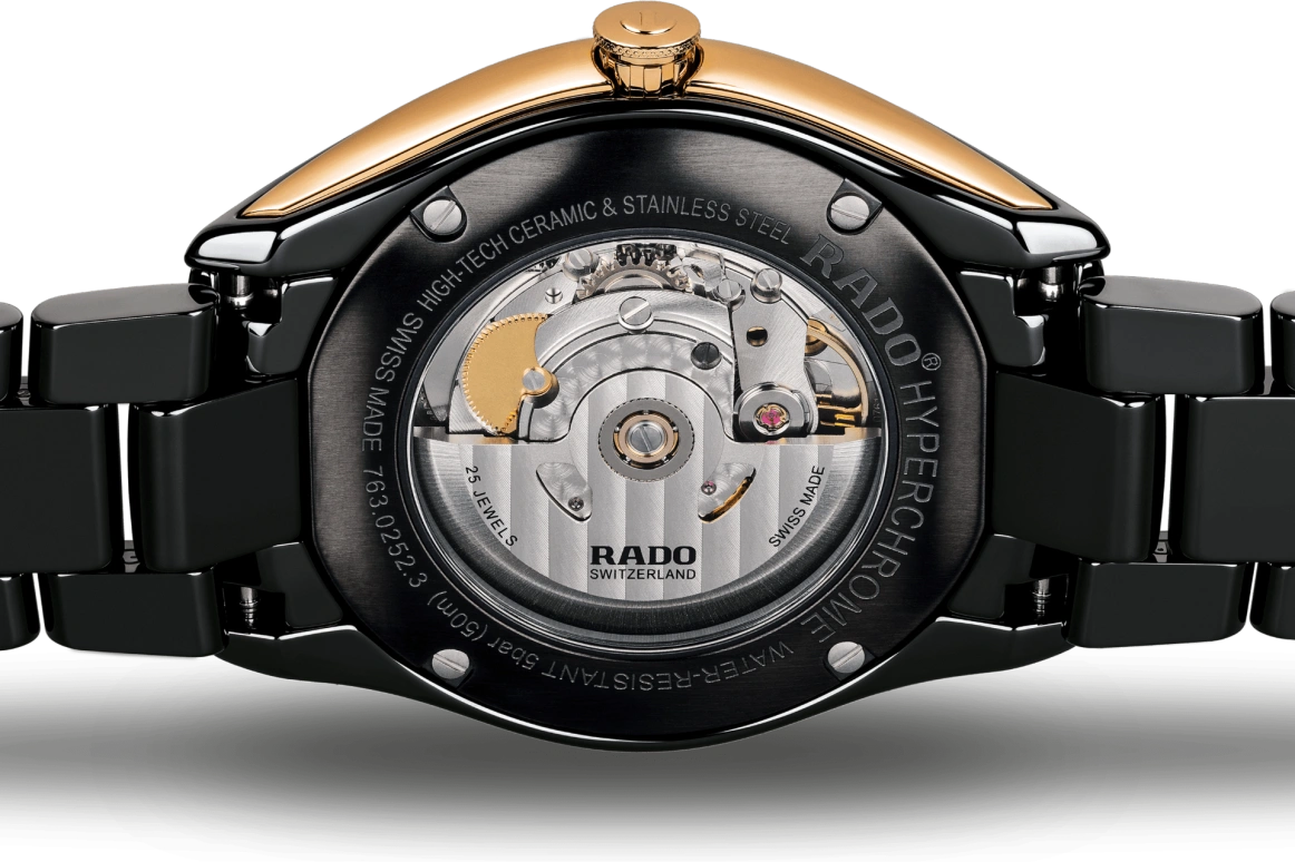 Rado,HyperChrome 42mm,42mm,Ceramic,Black,Automatic,Day,80hours,R32252162