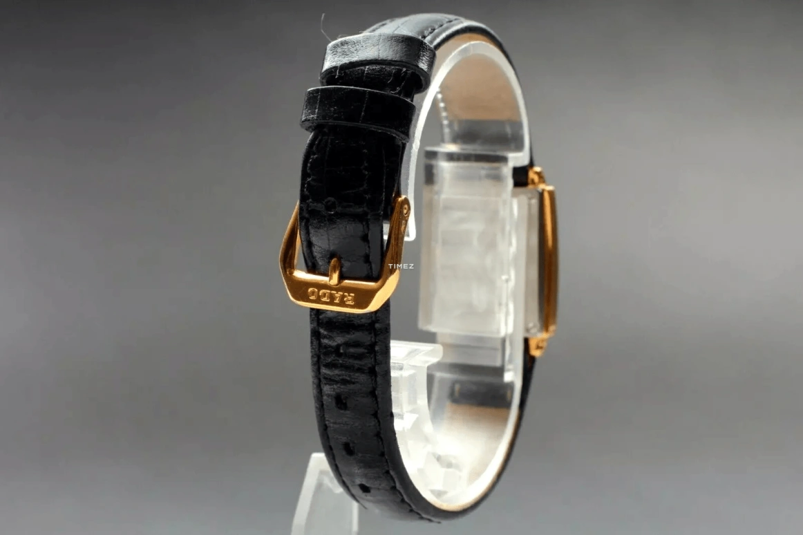 Rado,Integral 19mm,19mm,Stainless Steel,Black,Quartz,Sapphire,Crystal Glass,Rectangular,153,153.0339.3