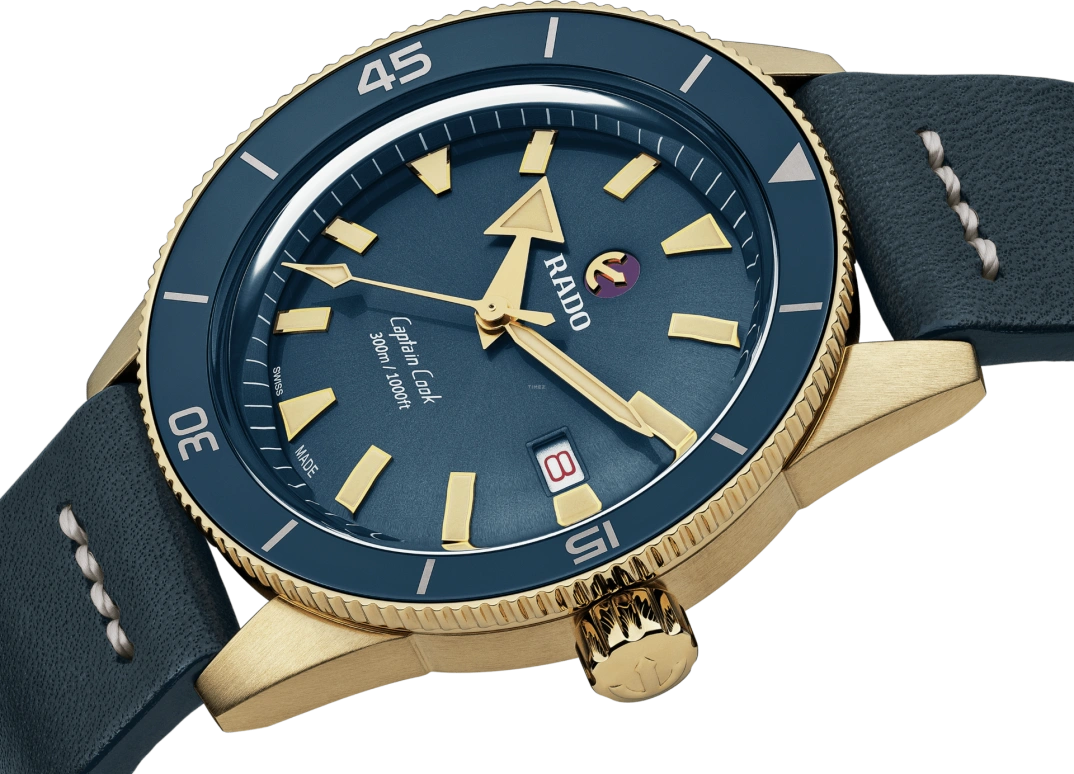 Rado,Captain Cook 42mm,42mm,Ceramic,Bronze,Stainless Steel,Blue,Automatic,Date,Anti-magnetic,R32504205